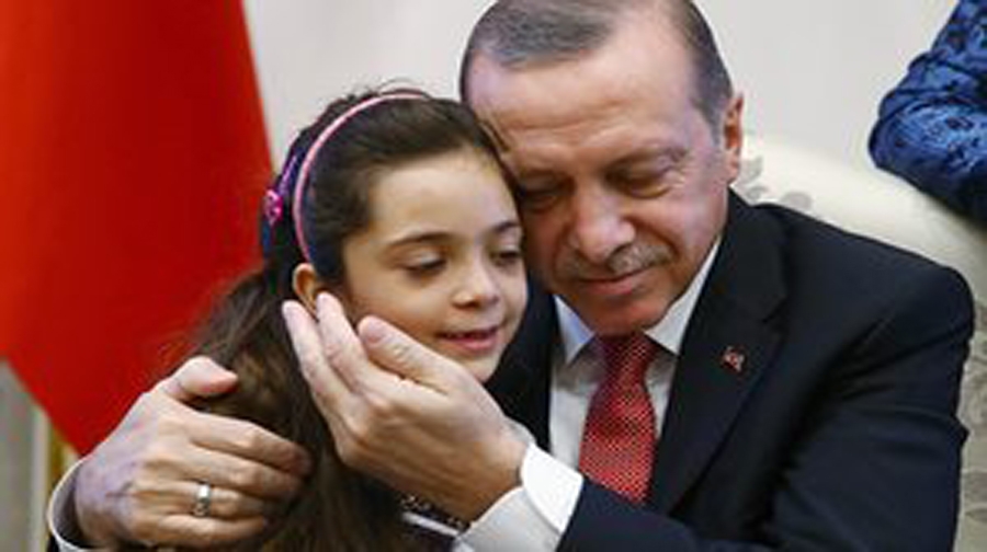 Photo of سات سالہ شامی لڑکی کی ترک صدر سے ملاقات