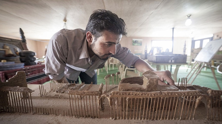 Photo of شام کے تباہ ہوتے ثقافتی ورثے کو بچانے کی کوشش میں سرگرداں فنکار