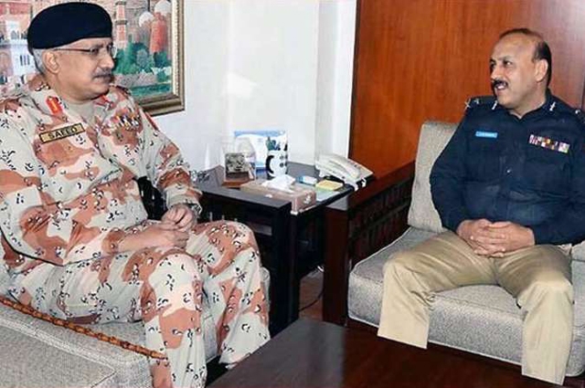 Photo of ڈی جی رینجرز اور آئی جی سندھ کی ملاقات، کراچی آپریشن پر تبادلہ خیال