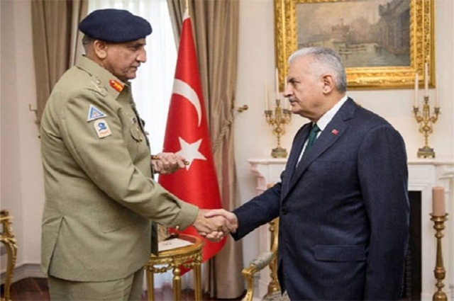 Photo of جنرل قمر جاوید باجوہ نے انقرہ میں ترک وزیراعظم  بن علی یلدرم سے ملاقات