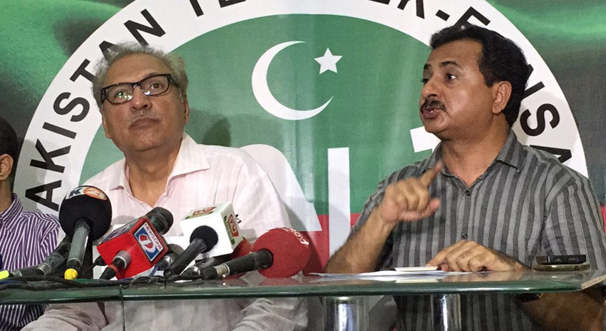 Photo of کراچی، پی ٹی آئی کی کسانوں سے یکجہتی کے لئے وزیراعلی ہاوس تک ریلی، عارف علوی اور حلیم عادل شیخ گرفتار