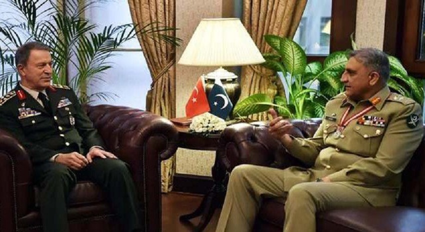 Photo of پاکستانی سپہ سالار سے ترکش چیف آف جنرل سٹاف کی ملاقات