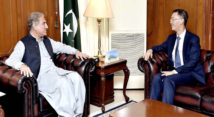 Photo of وزیر خارجہ شاہ محمود قریشی سے چینی سفیر کی ملاقات