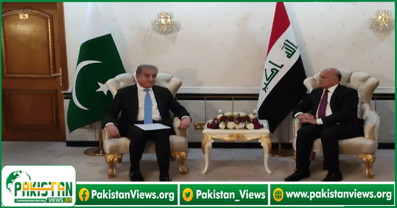وزیر خارجہ مخدوم شاہ محمود قریشی نے عراقی ہم منصب سے ملاقات