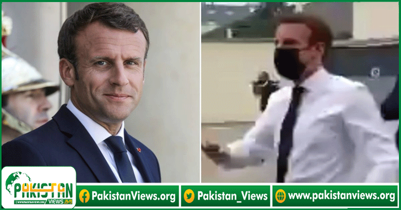 فرانسیسی صدر میکرون کو ایک شخص نے تھپڑ دے مارا، ویڈیو دیکھیں