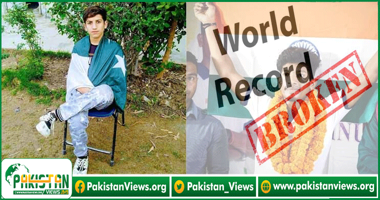 پاکستانی مارشل آرٹسٹ نے بھارت کا ریکارڈ توڑ دیا