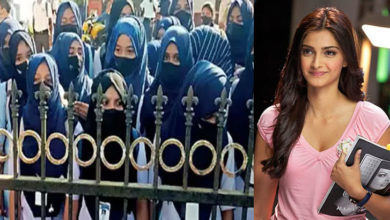 Photo of سونم کپور نے حجاب کی حمایت میں انتہاپسندوں کے سامنے منفرد سوال اٹھا دیا