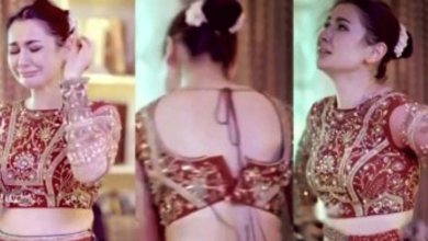Photo of پاکستان کی معروف اداکارہ ہانیہ عامر نامناسب عروسی لباس کی وجہ سے تنقید کی زد میں آگئی