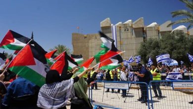 Photo of اسرائیل کی عوامی مقامات پر فلسطینی پرچم لہرانے پر پابندی