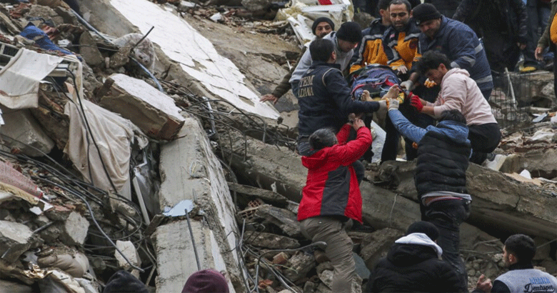 ترکیہ اور شام میں خوفناک زلزلے سے جاں بحق افراد کی تعداد 19 ہزار سے بڑھ گئی