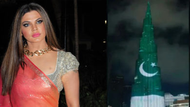 Photo of راکھی ساونت نے ایک بار پھر انسٹا اسٹوری میں پاکستانی پرچم لہرا دیا
