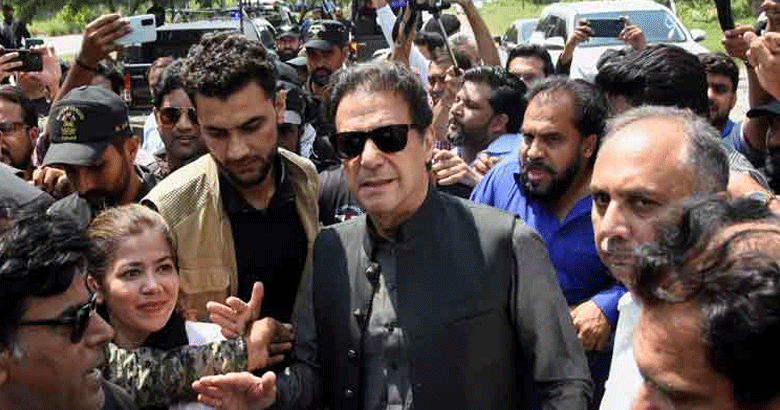 کوئٹہ سے پولیس کی ٹیم عمران خان کی گرفتاری کے لیے لاہور پہنچ گئی