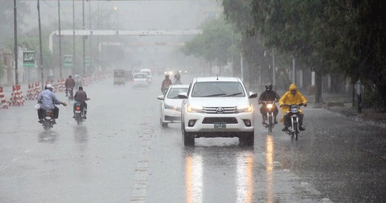 کراچی کے مختلف علاقوں میں بارش کا سلسلہ شروع