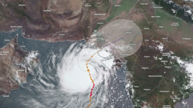 Photo of سمندری طوفان  کے پاکستان کی ساحلی سے ٹکرانے کا عمل شروع ہوگیا