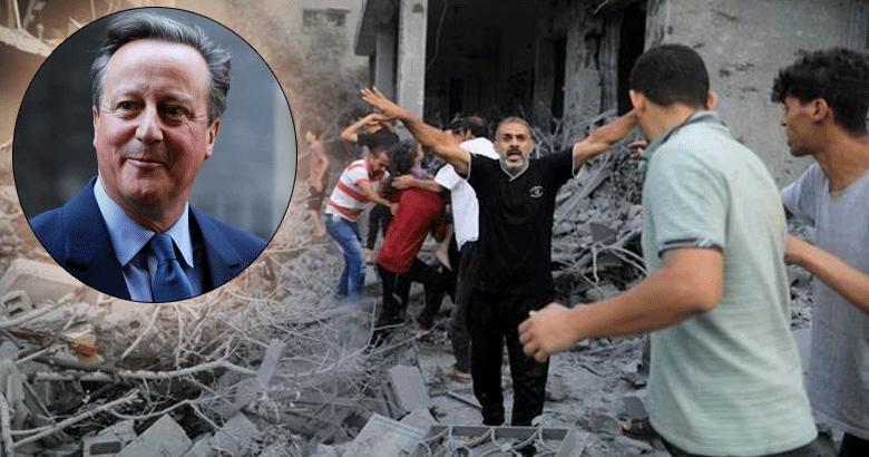 برطانوی وزیر خارجہ ڈیوڈ کیمرون نے کہا غزہ میں