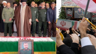 Photo of اسرائیلی حملے میں شہید ہونے والے ایرانی کمانڈر کی نماز جنازہ ادا