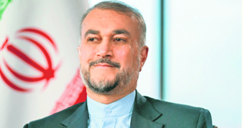 ایرانی وزیر خارجہ حسین امیرعبد اللہیان کی دفترخارجہ آمد
