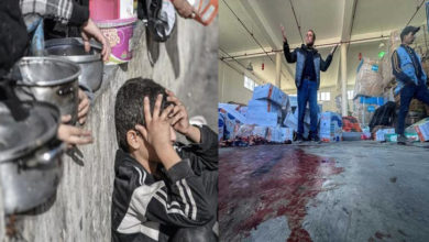 Photo of اسرائیلی فوج کی بربریت : خوراک تقسیم کرنے والے مراکز پر فائرنگ 11 فلسطینی شہید 105 زخمی