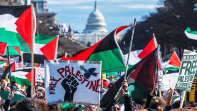 Photo of امریکا کی مختلف ریاستوں میںاسرائیلی بمباری کے خلاف ، فلسطینیوں کے حق میں مظاہرے