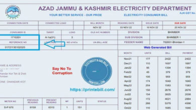 Photo of آزاد کشمیر حکومت نے بجلی کے نئے نرخ کے اطلاق کا نوٹیفکیشن جاری کر دیا